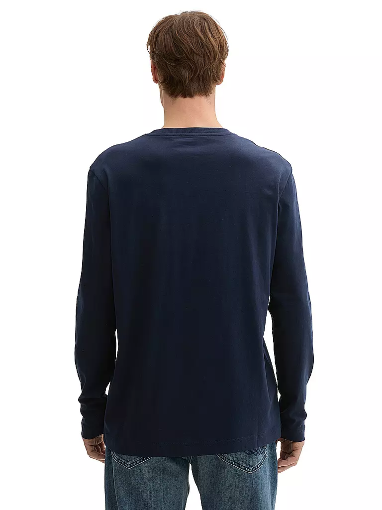 TOM TAILOR | Langarmshirt | dunkelblau