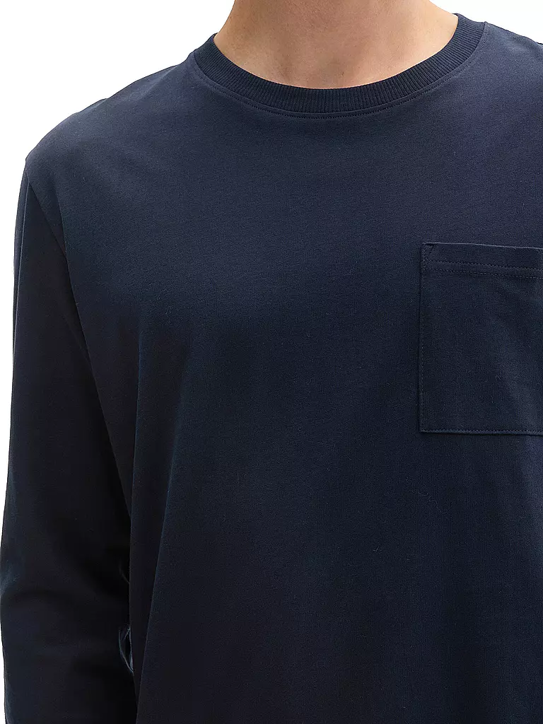 TOM TAILOR | Langarmshirt | dunkelblau