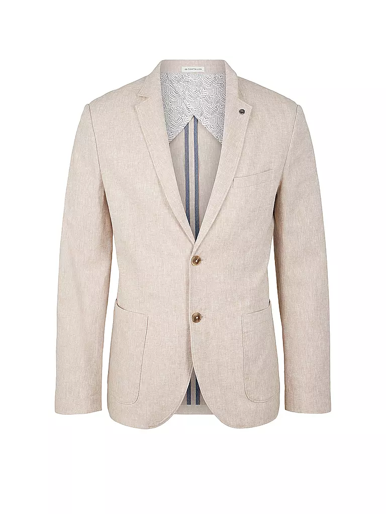 TOM TAILOR | Leinensakko | beige