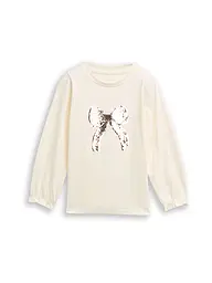 TOM TAILOR | Mädchen Langarmshirt  | Weiss