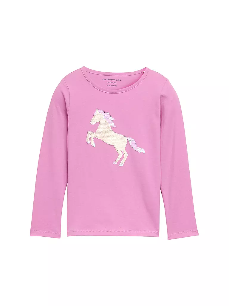 TOM TAILOR | Mädchen Langarmshirt  | rosa