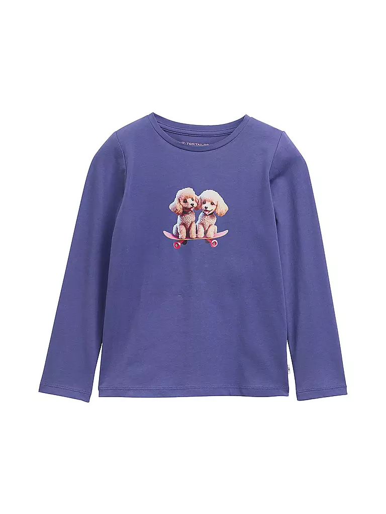 TOM TAILOR | Mädchen Langarmshirt  | blau