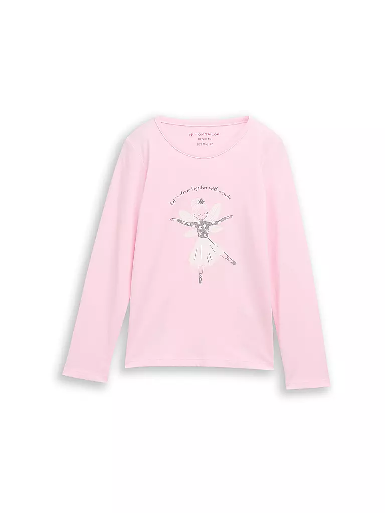 TOM TAILOR | Mädchen Langarmshirt  | rosa