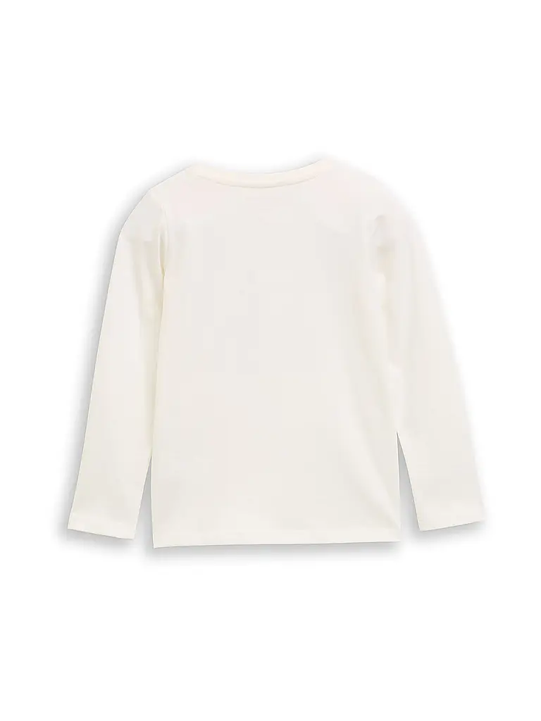 TOM TAILOR | Mädchen Langarmshirt  | weiss