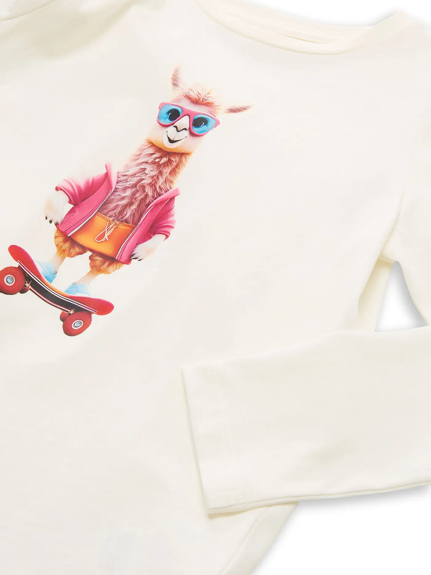 TOM TAILOR | Mädchen Langarmshirt  | weiss