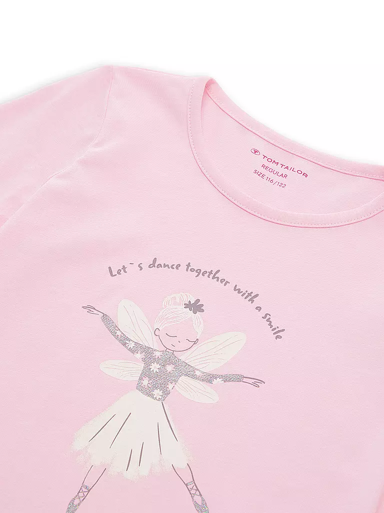 TOM TAILOR | Mädchen Langarmshirt  | rosa
