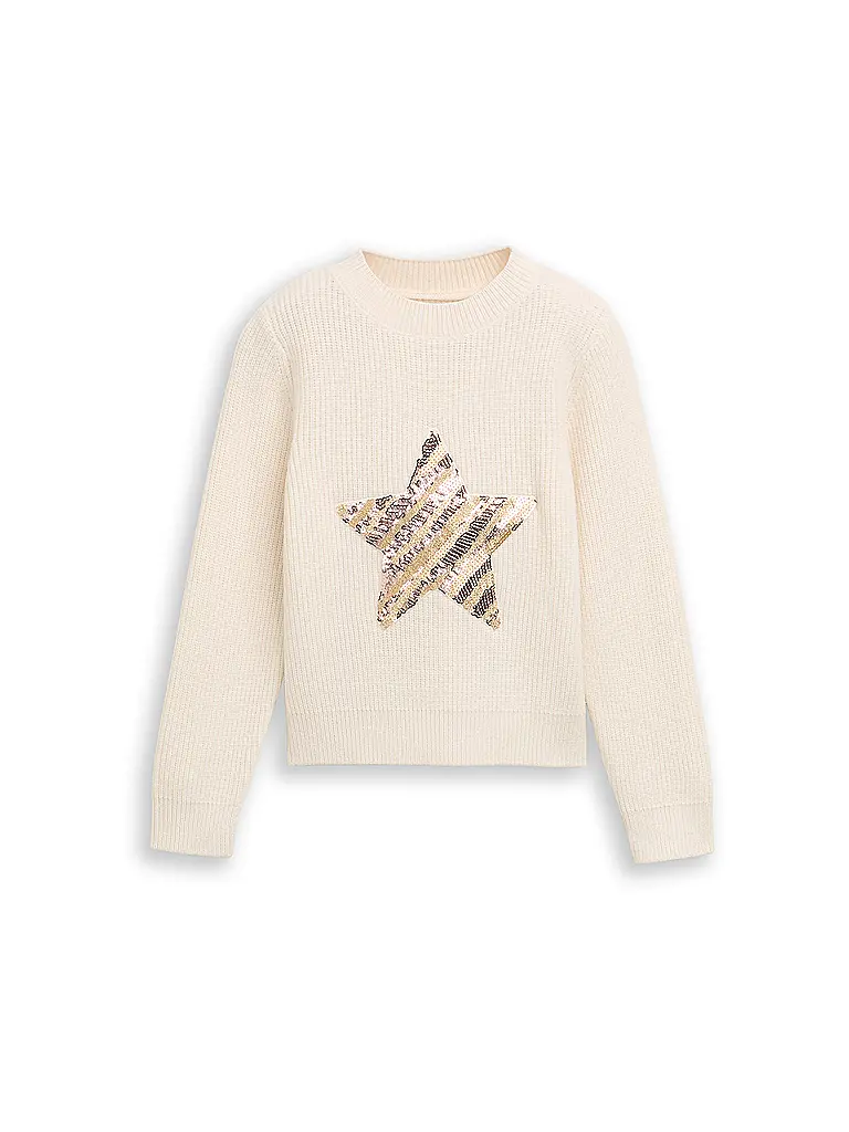 TOM TAILOR | Mädchen Pullover | Weiss