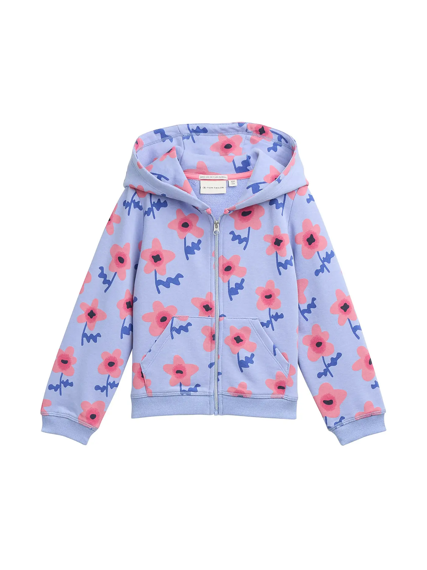 TOM TAILOR | Mädchen Sweatjacke  | hellblau