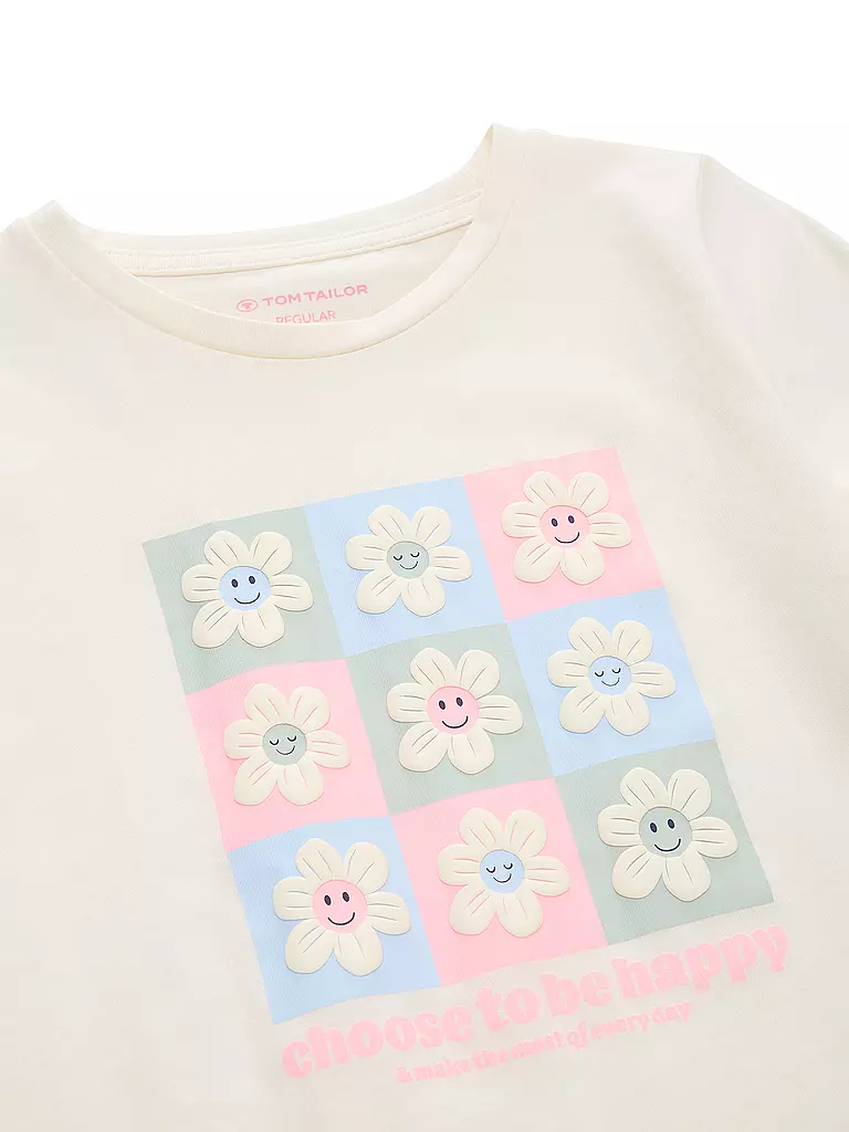 TOM TAILOR | Mädchen T-Shirt  | weiss