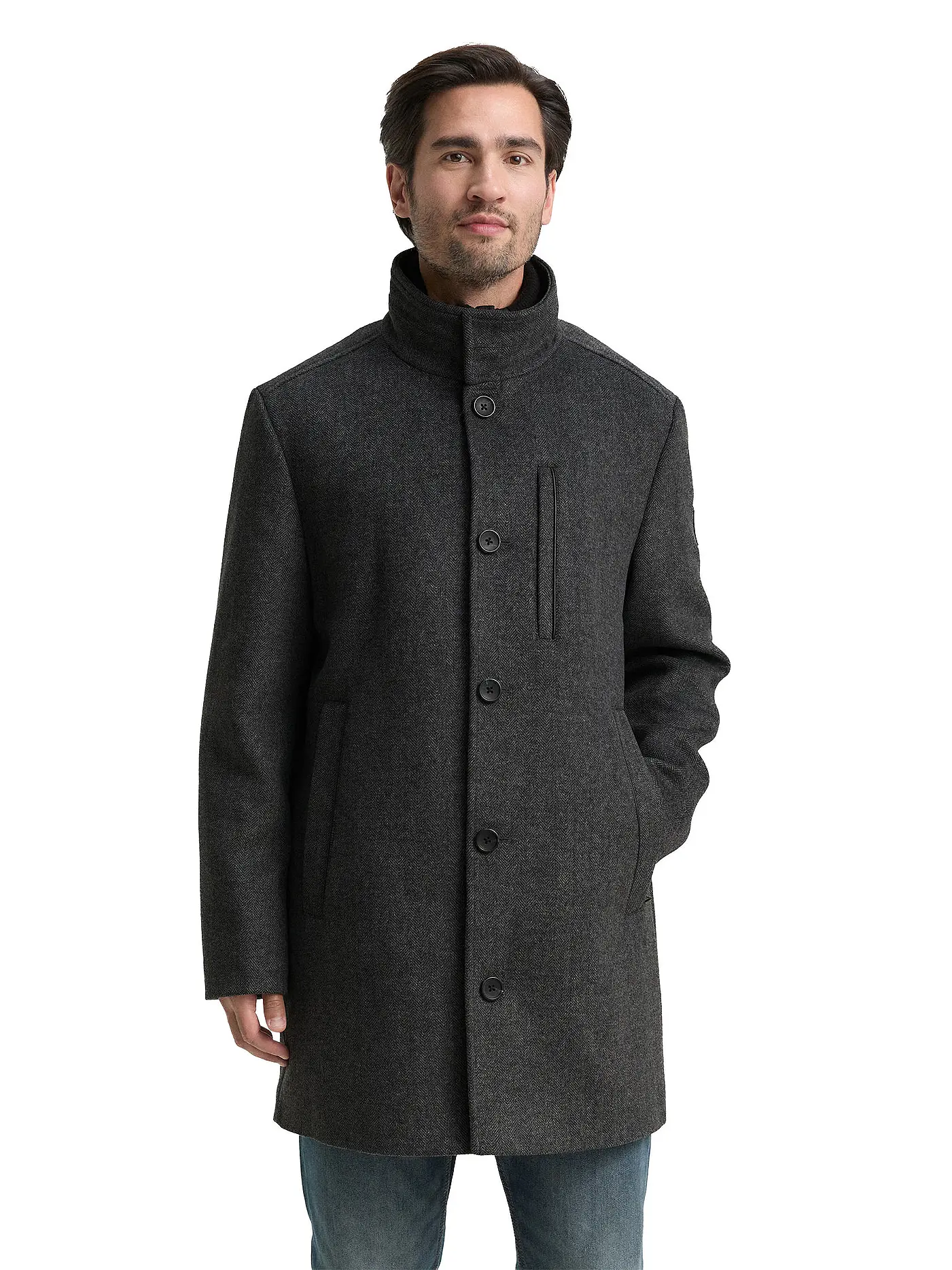 TOM TAILOR | Mantel | grau