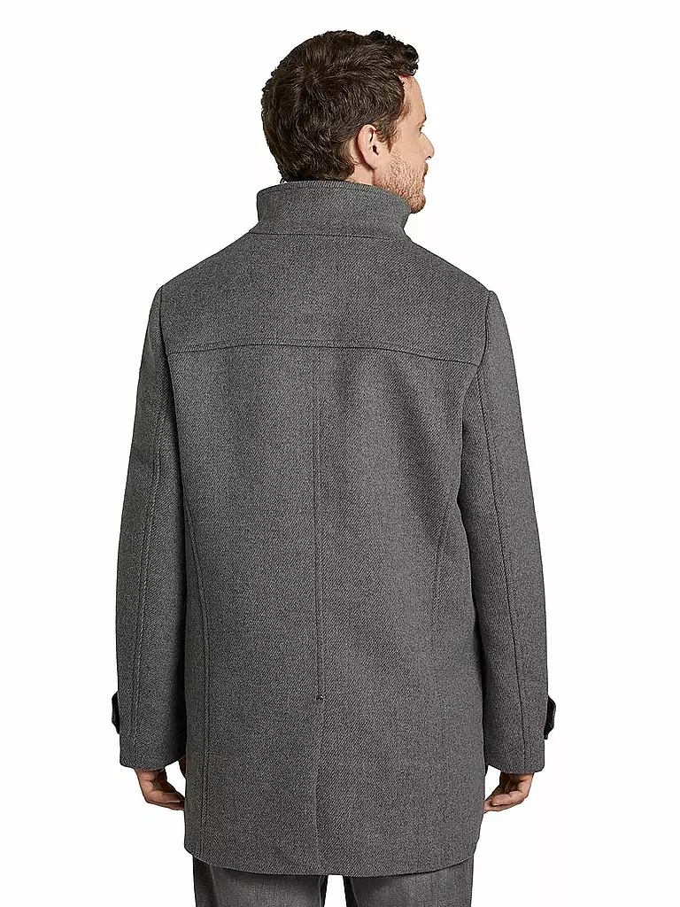 Tom Tailor Regular fit lange wollen jas met opstaande kraag in beige online kopen | P&C Tom Tailor Regular fit lange wollen jas met opstaande kraag in beige online kopen | P&C