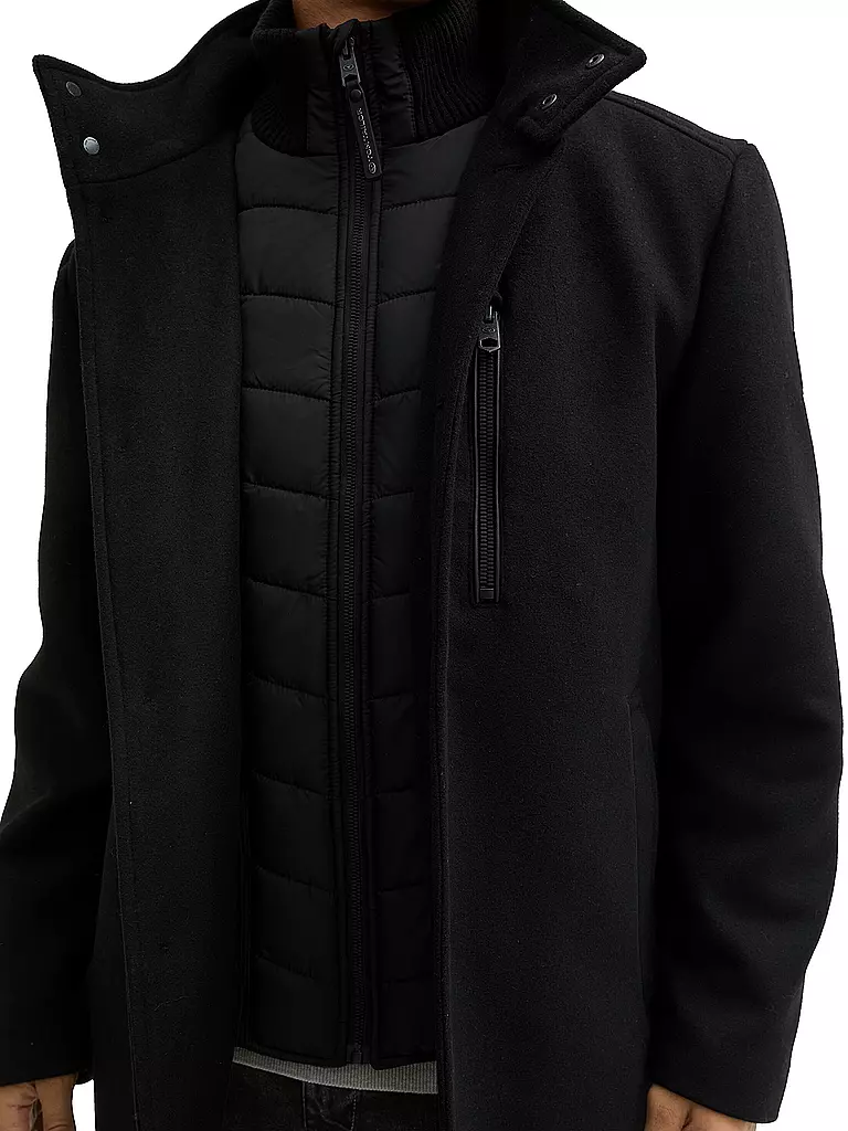 TOM TAILOR | Mantel | schwarz