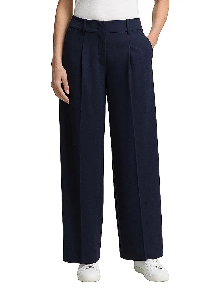TOM TAILOR | Marlenehose  | dunkelblau