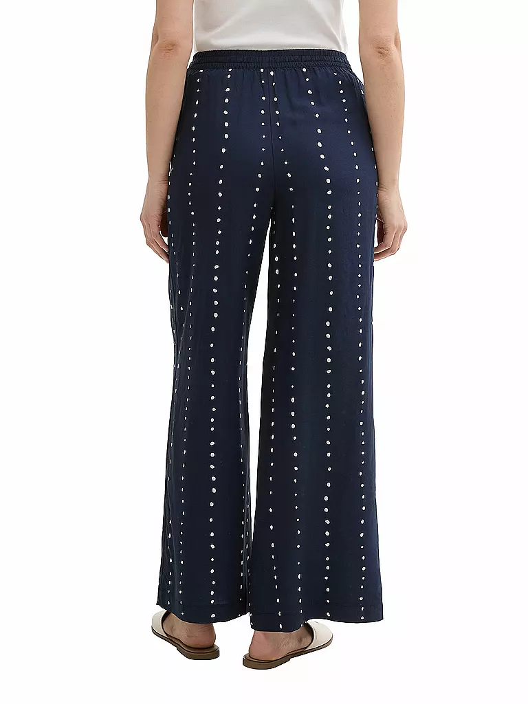 TOM TAILOR | Marlenehose  | dunkelblau
