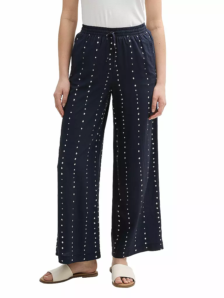 TOM TAILOR | Marlenehose  | dunkelblau