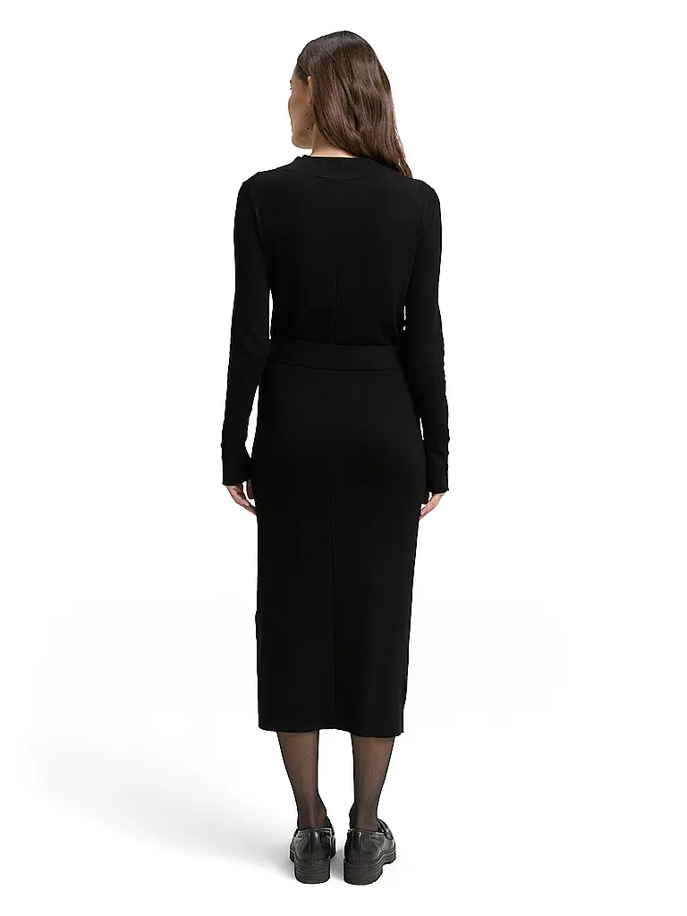 TOM TAILOR | Midikleid  | Schwarz