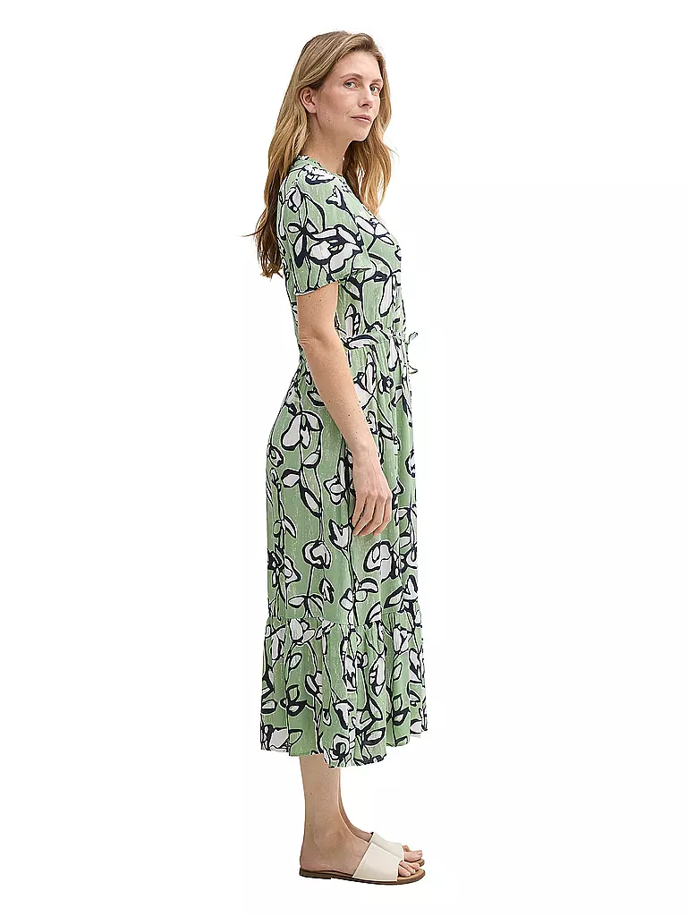 TOM TAILOR | Midikleid | hellgrün