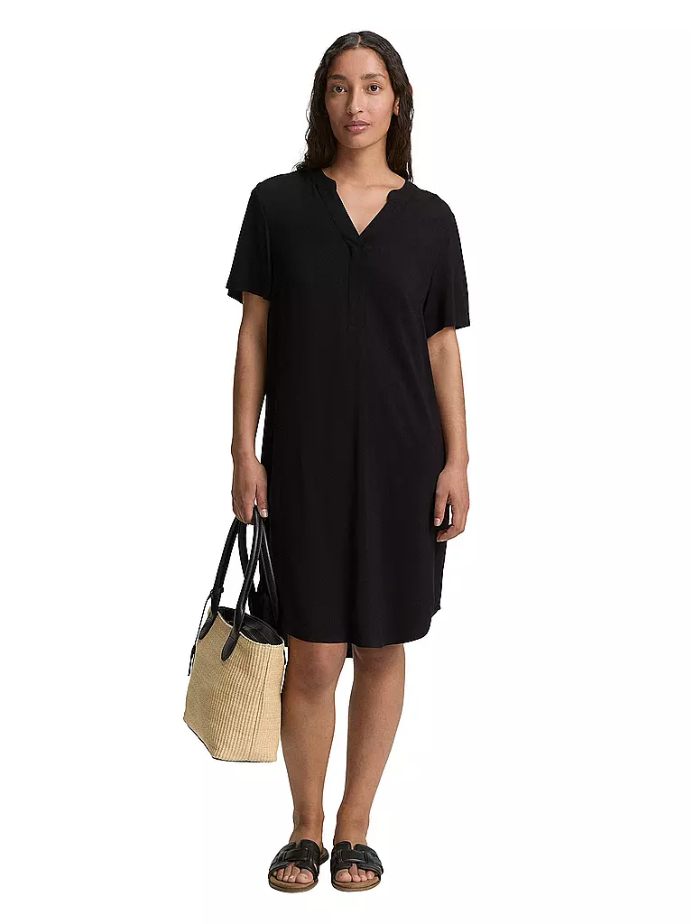 TOM TAILOR | Minikleid  | schwarz