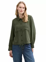 TOM TAILOR | Overshirt  | Dunkelgrün
