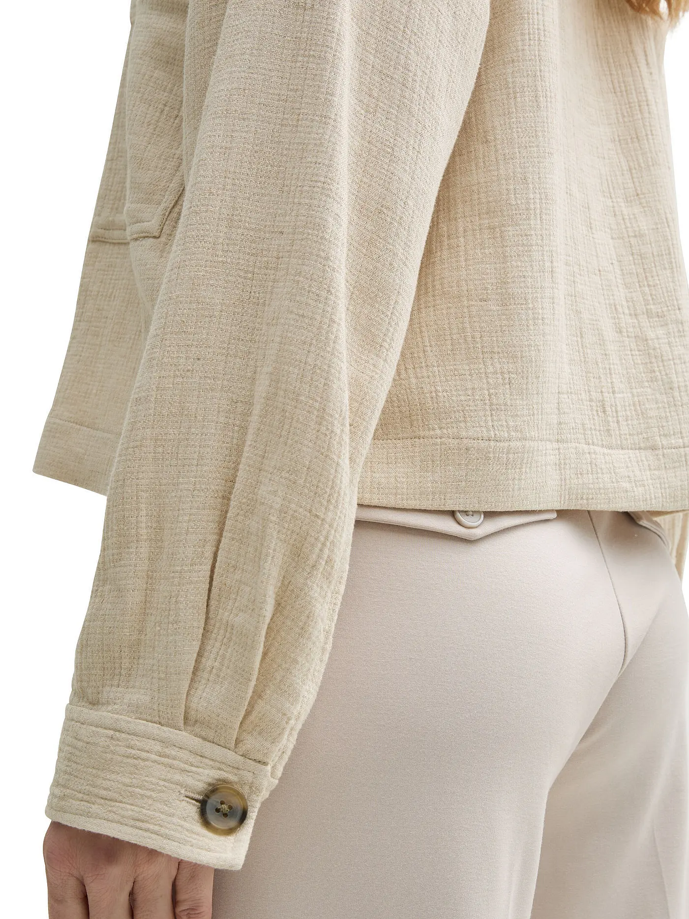 TOM TAILOR | Overshirt  | creme