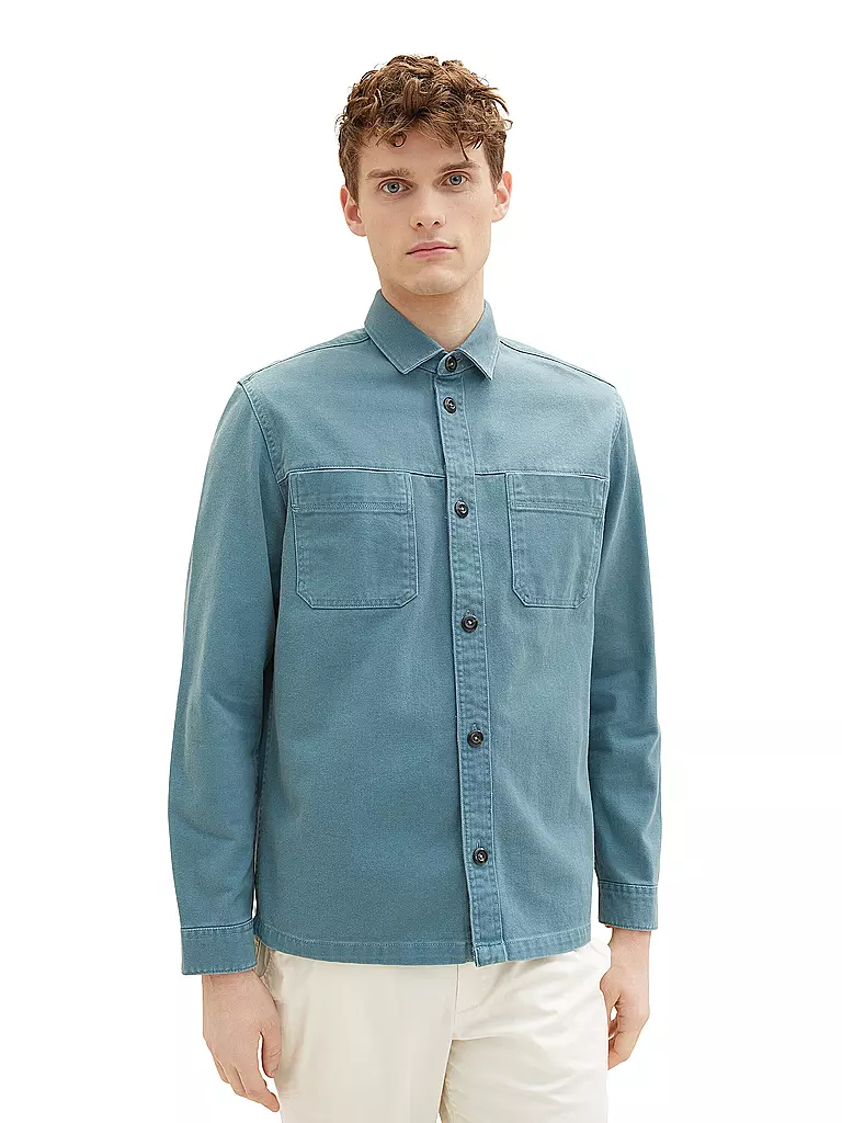 TOM TAILOR | Overshirt | petrol