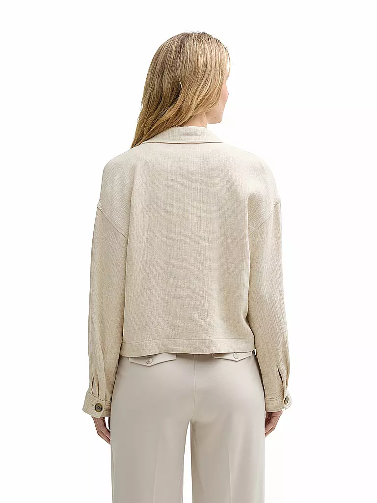 TOM TAILOR | Overshirt | creme