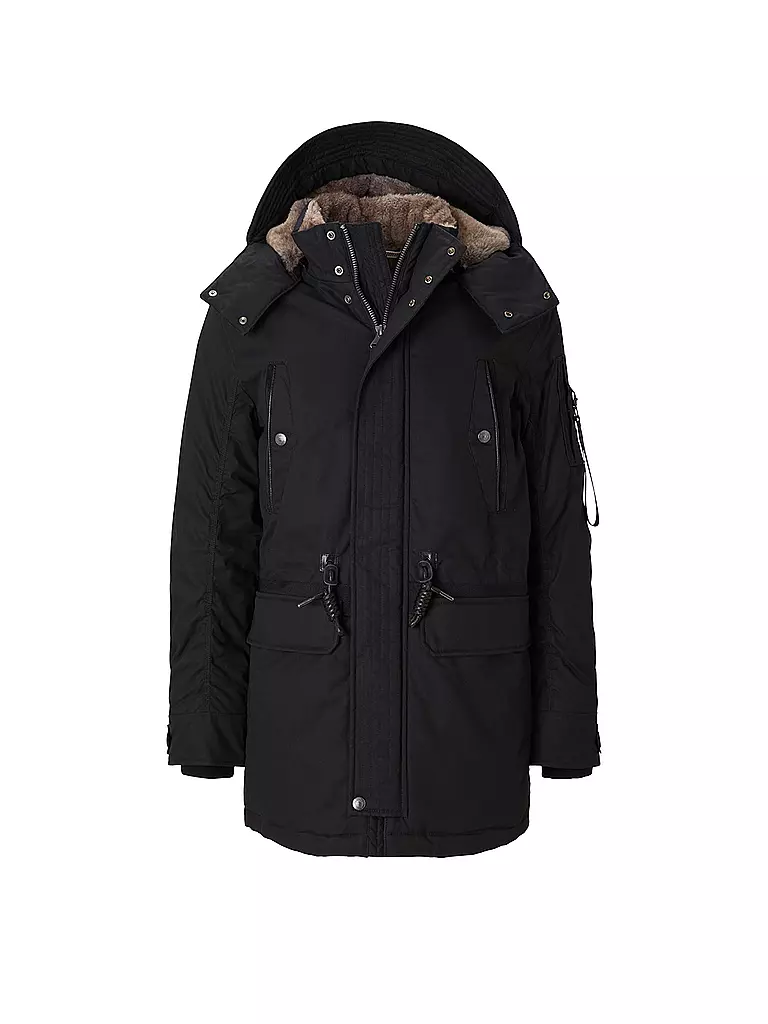 TOM TAILOR | Parka  | schwarz