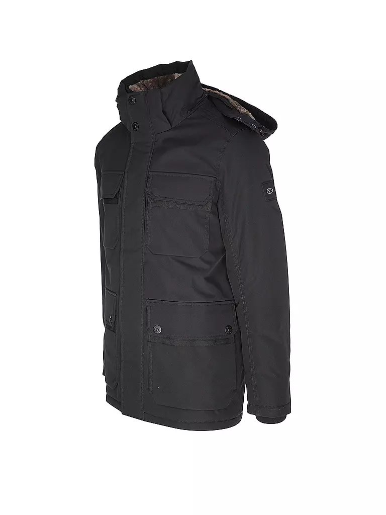 TOM TAILOR | Parka | schwarz
