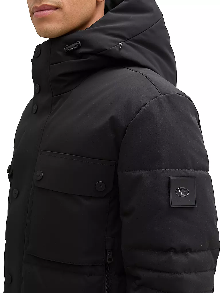 TOM TAILOR | Parka | schwarz