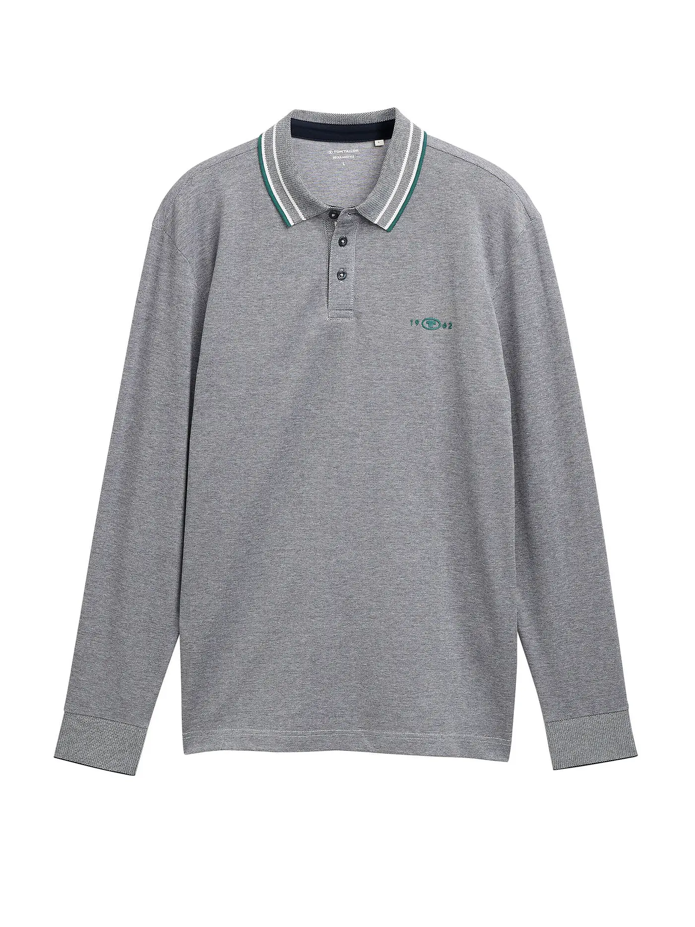 TOM TAILOR | Poloshirt  | grau