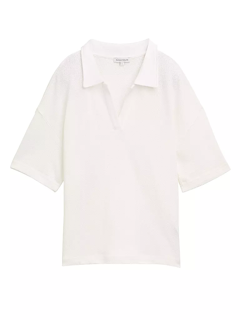 TOM TAILOR | Poloshirt  | weiss