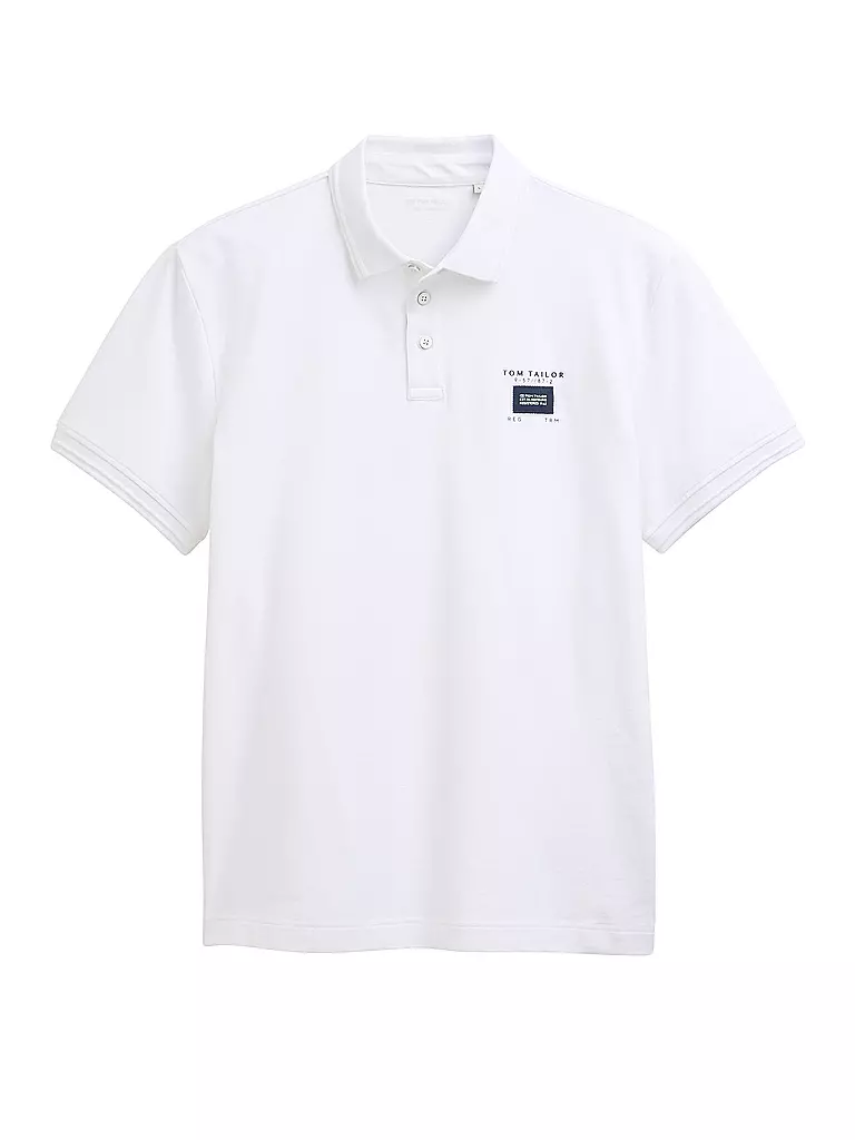TOM TAILOR | Poloshirt  | weiss