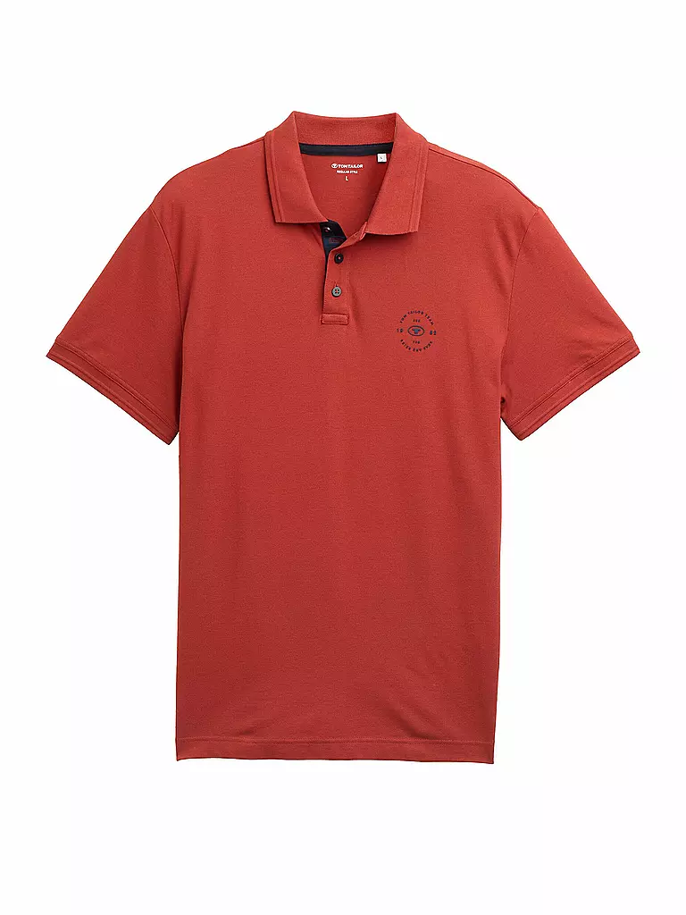TOM TAILOR | Poloshirt  | rot
