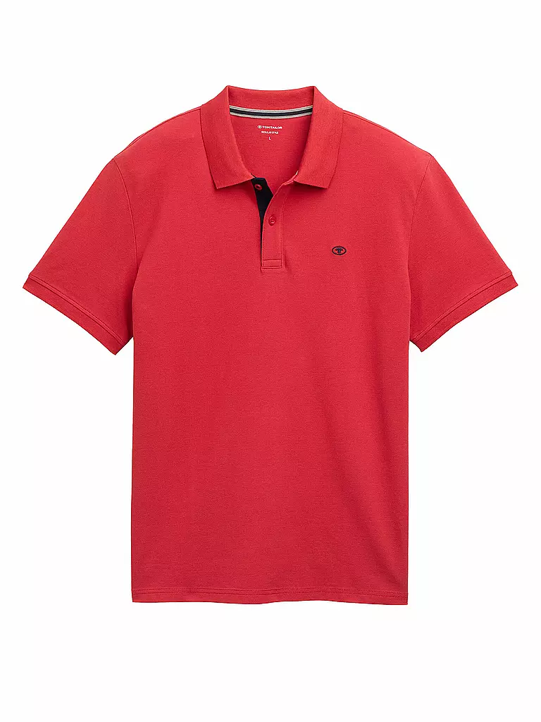 TOM TAILOR | Poloshirt  | rot