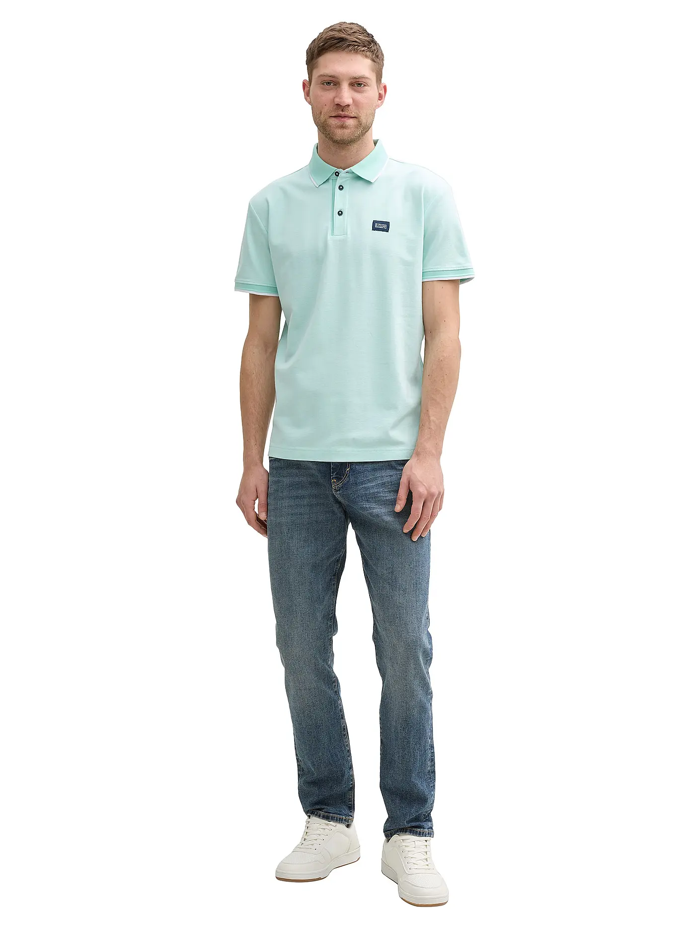 TOM TAILOR | Poloshirt  | türkis