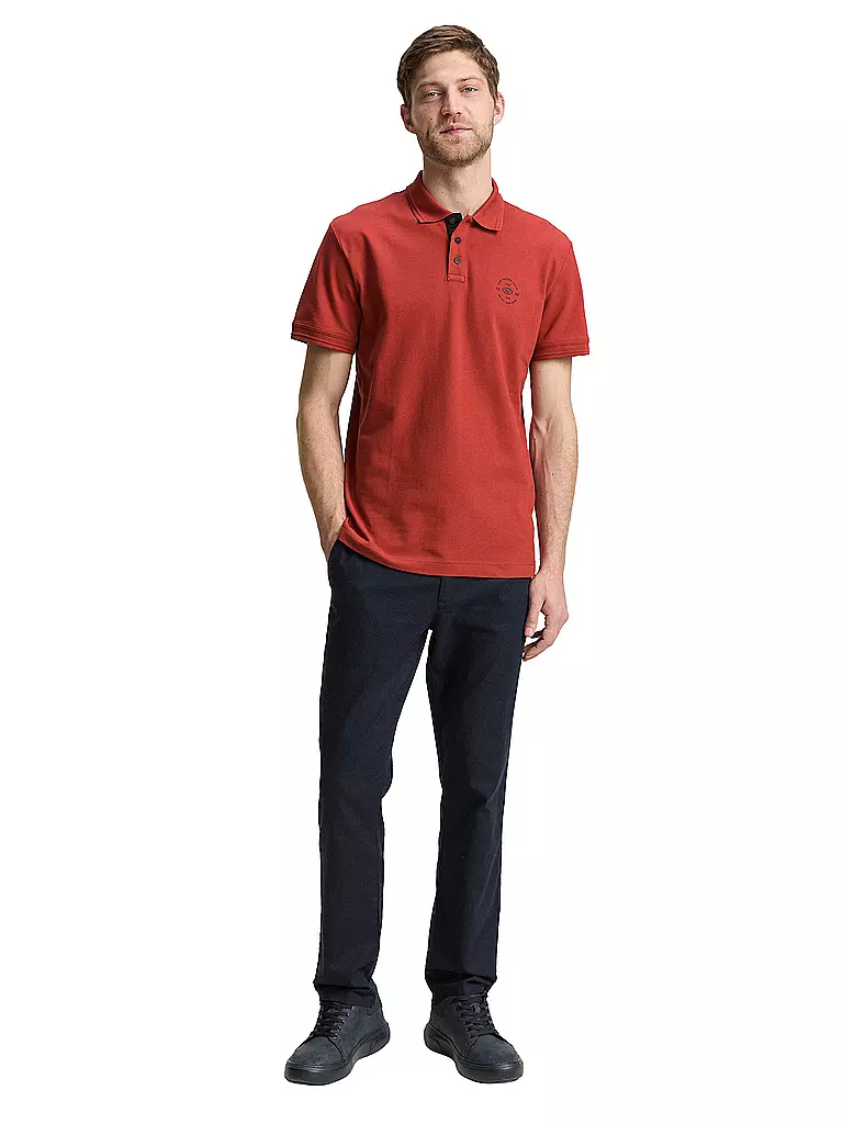 TOM TAILOR | Poloshirt  | rot