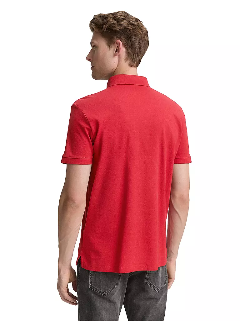 TOM TAILOR | Poloshirt  | rot