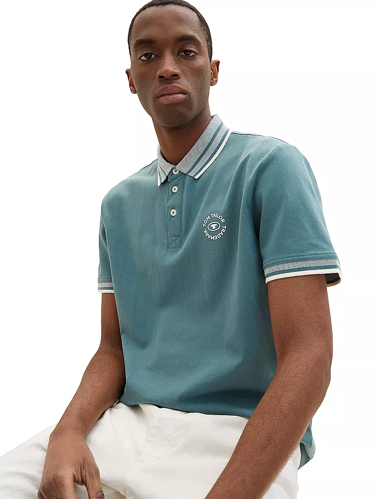 TOM TAILOR | Poloshirt  | grün