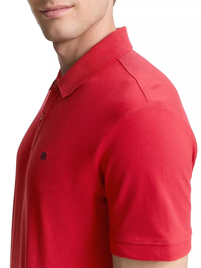 TOM TAILOR | Poloshirt  | rot