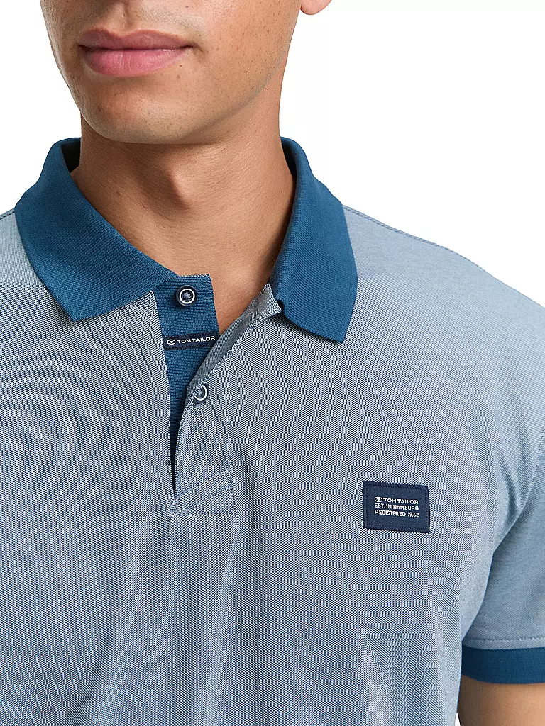 TOM TAILOR | Poloshirt  | blau