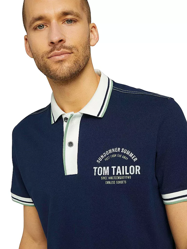 TOM TAILOR | Poloshirt  | blau