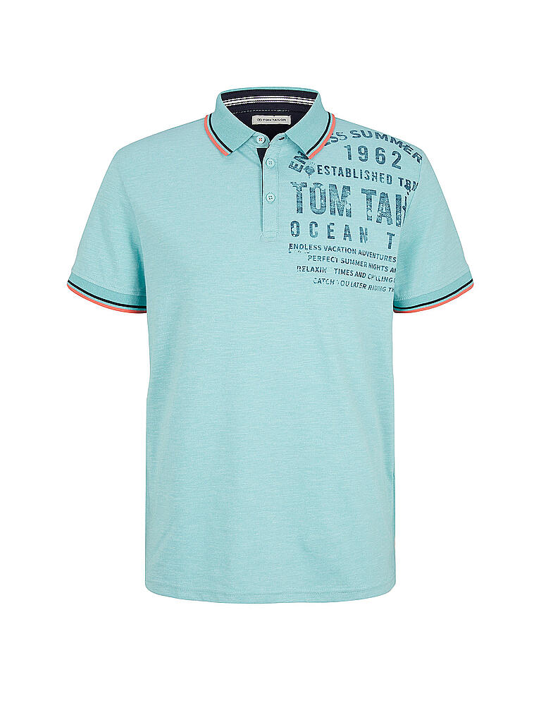 TOM TAILOR | Poloshirt Regular Fit | hellgrün