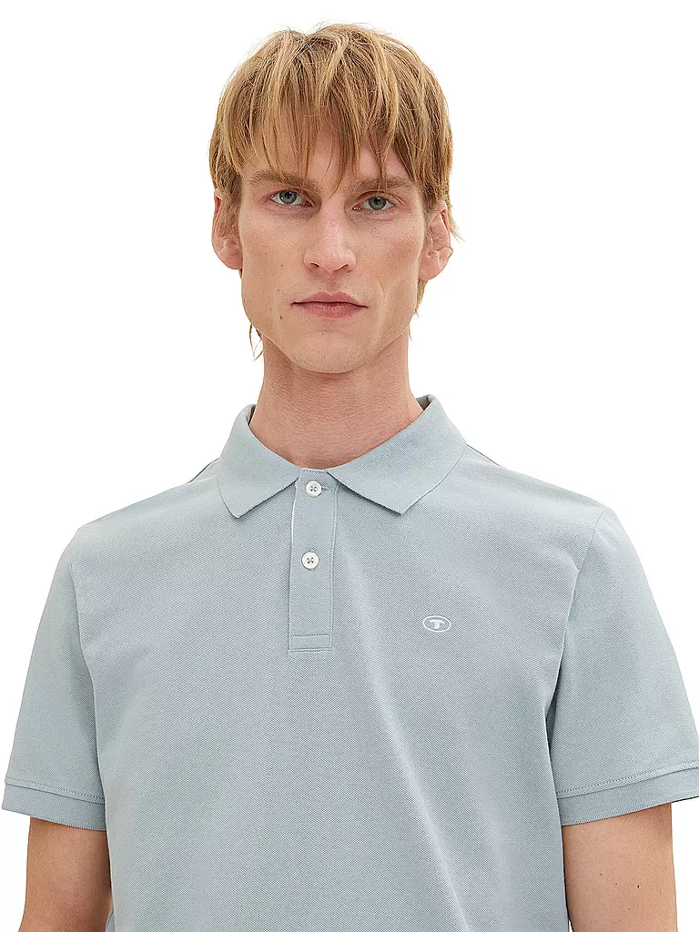 TOM TAILOR | Poloshirt Regular Fit | hellblau