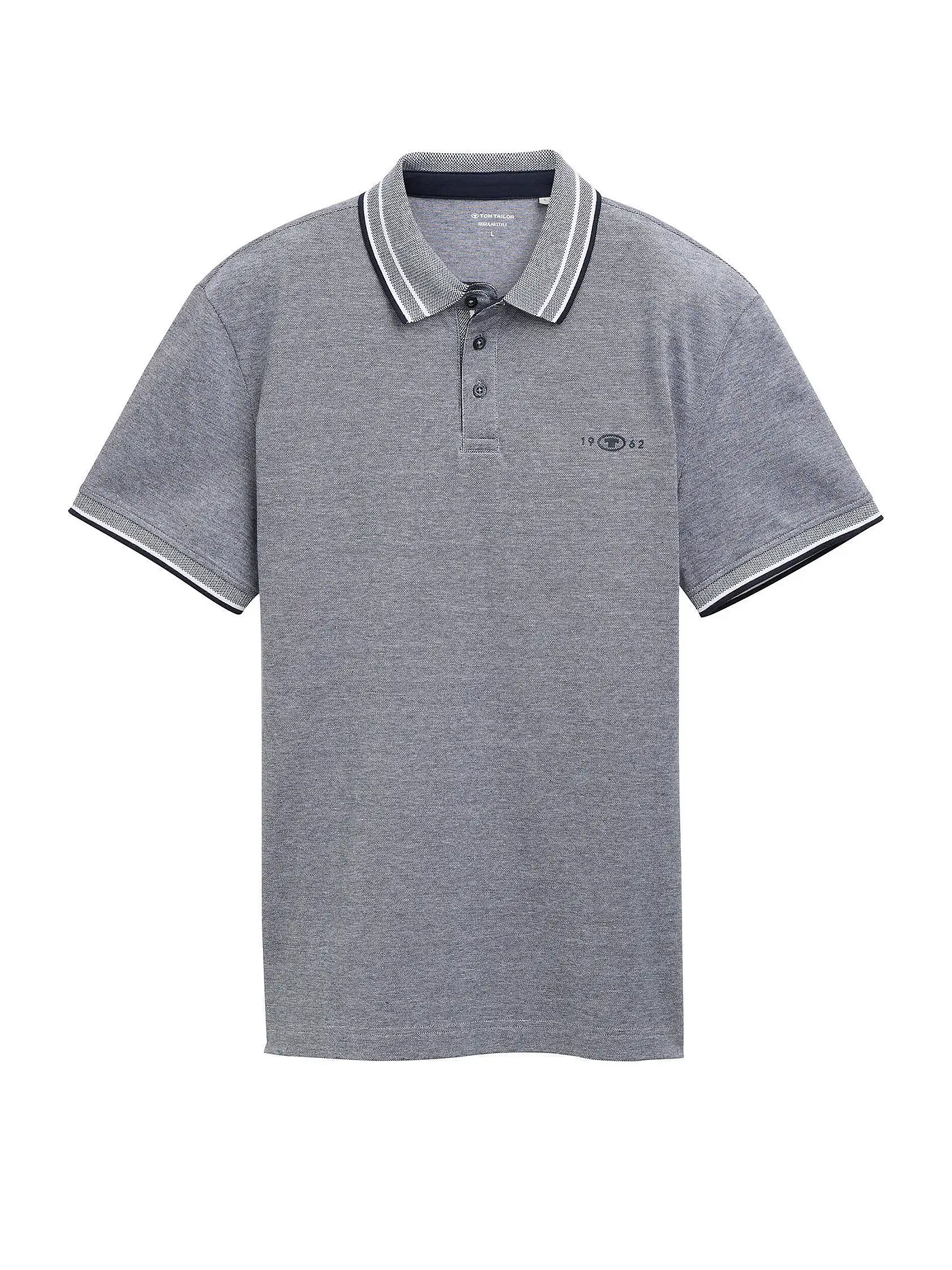 TOM TAILOR | Poloshirt  | grau