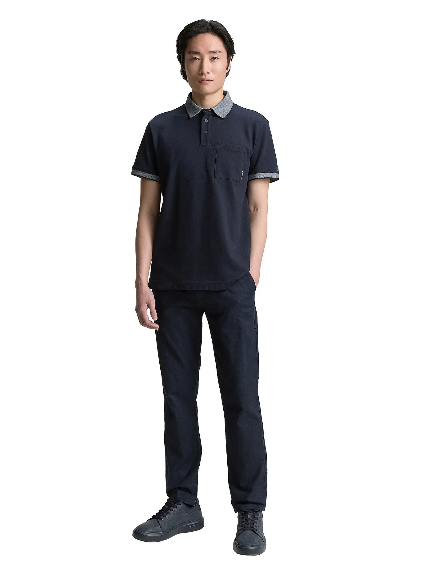 TOM TAILOR | Poloshirt | dunkelblau