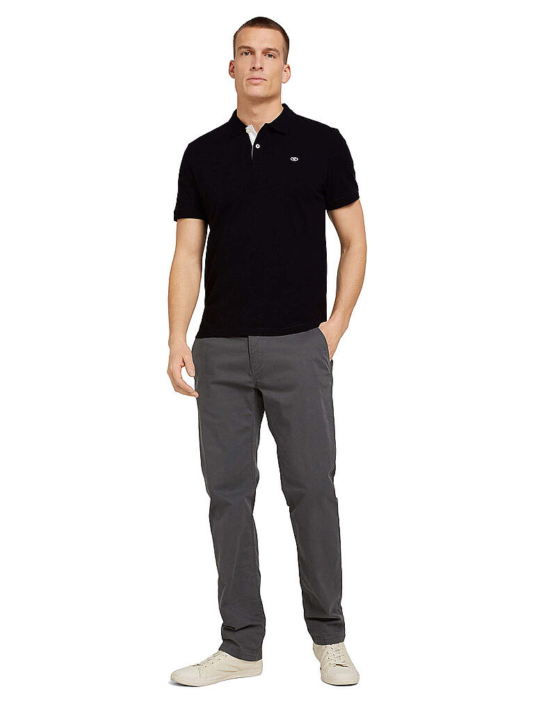 TOM TAILOR | Poloshirt | schwarz