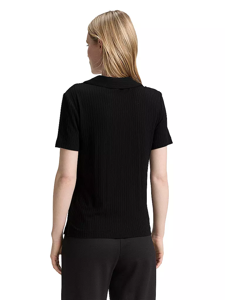 TOM TAILOR | Poloshirt | schwarz