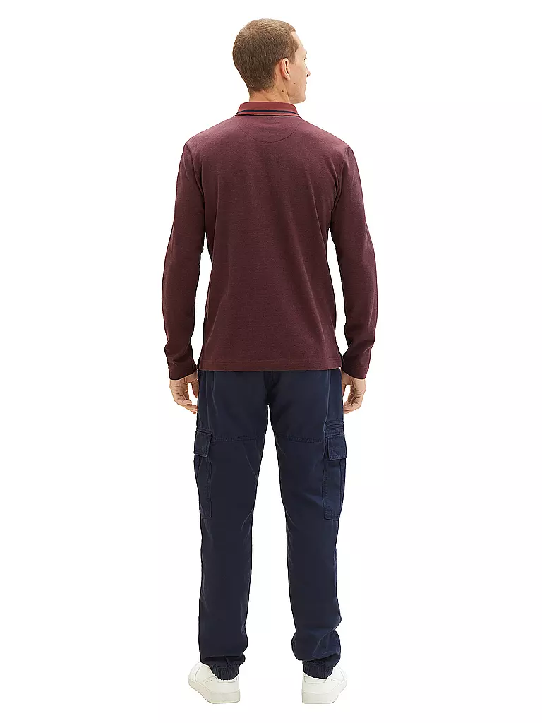TOM TAILOR | Poloshirt | dunkelrot