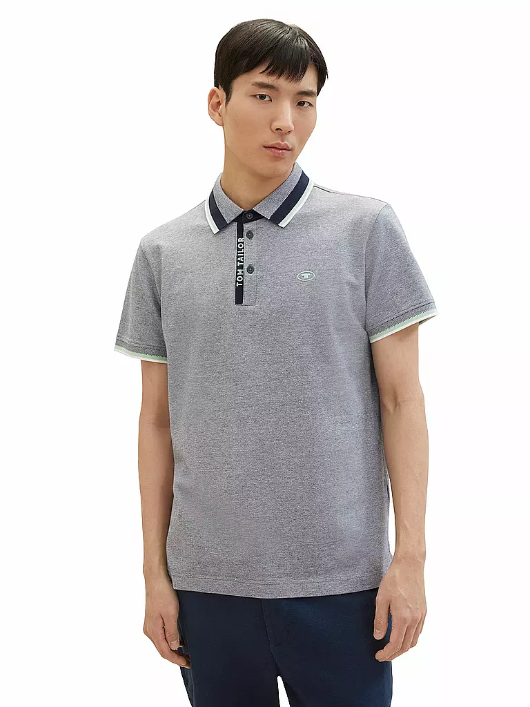 TOM TAILOR | Poloshirt | grau
