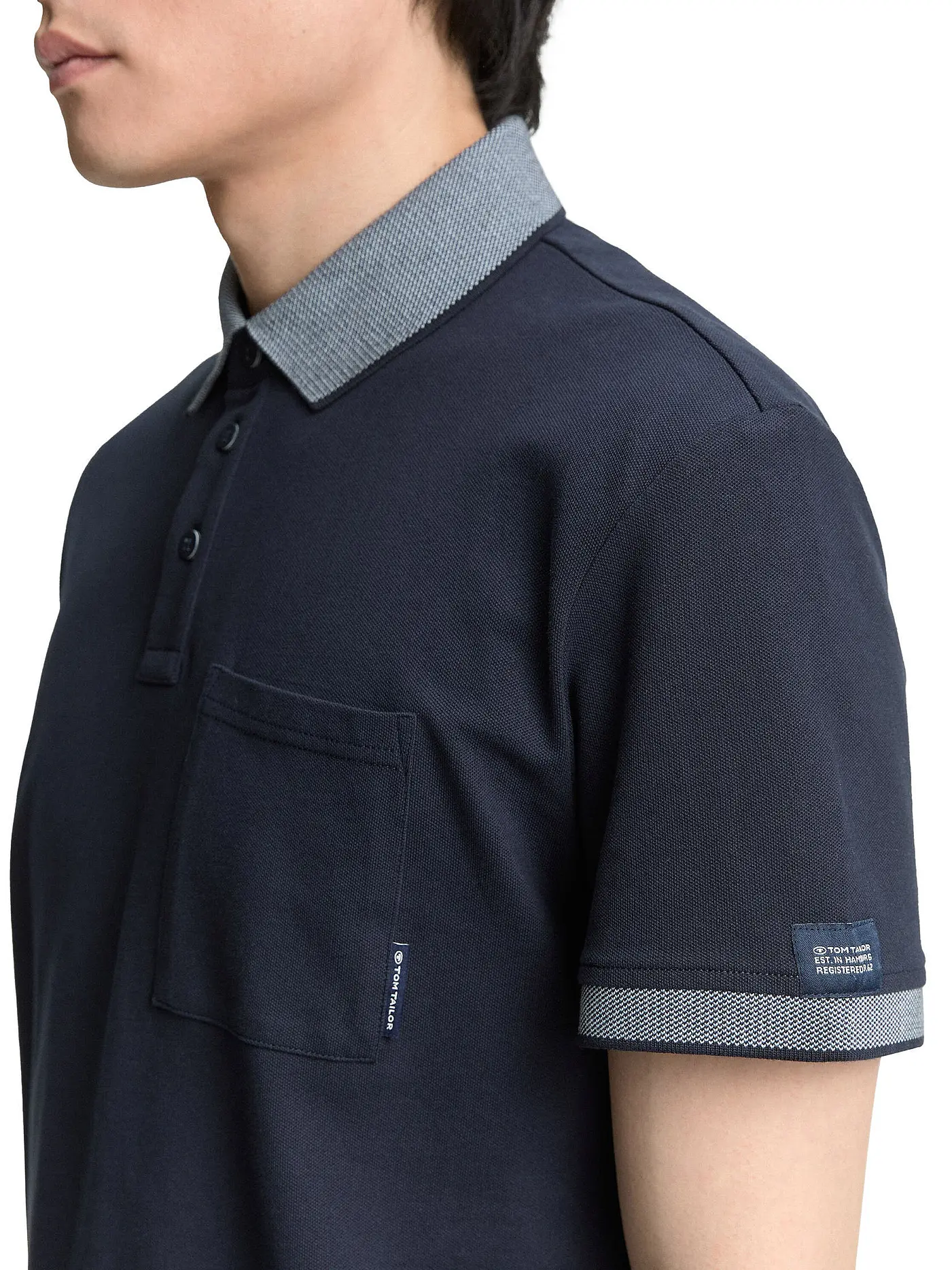 TOM TAILOR | Poloshirt | dunkelblau